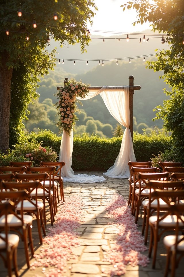 romantic terrace wedding venue