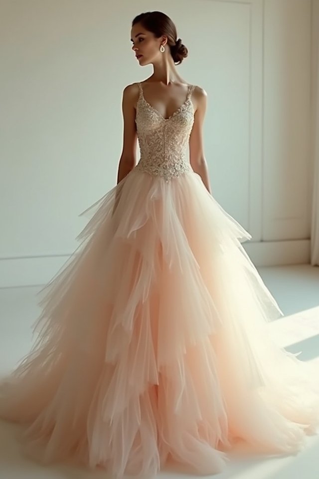 romantic tulle elegance unveiled