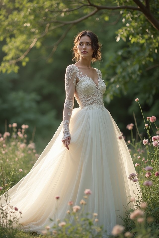 romantic tulle gown enchantment