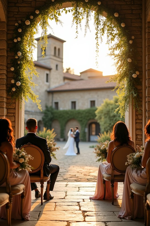 romantic tuscan castle venue