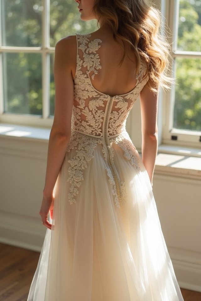 romantic vintage inspired dress
