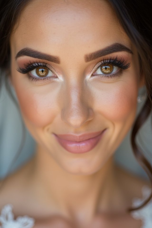 rosy cheeks nude lips