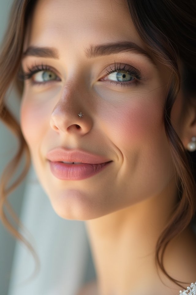 rosy cheeks tinted lips