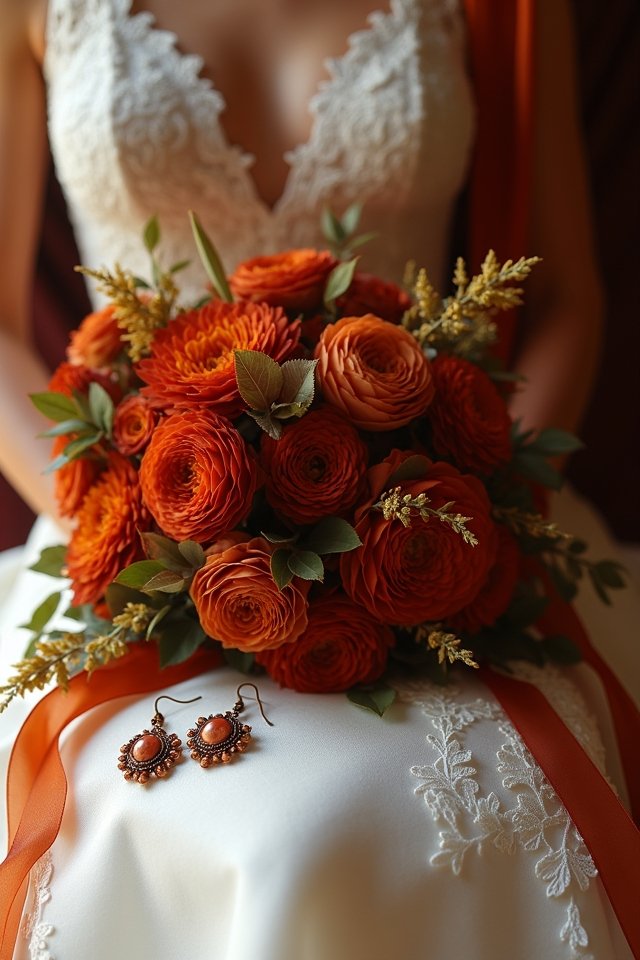 rust hues elevate weddings