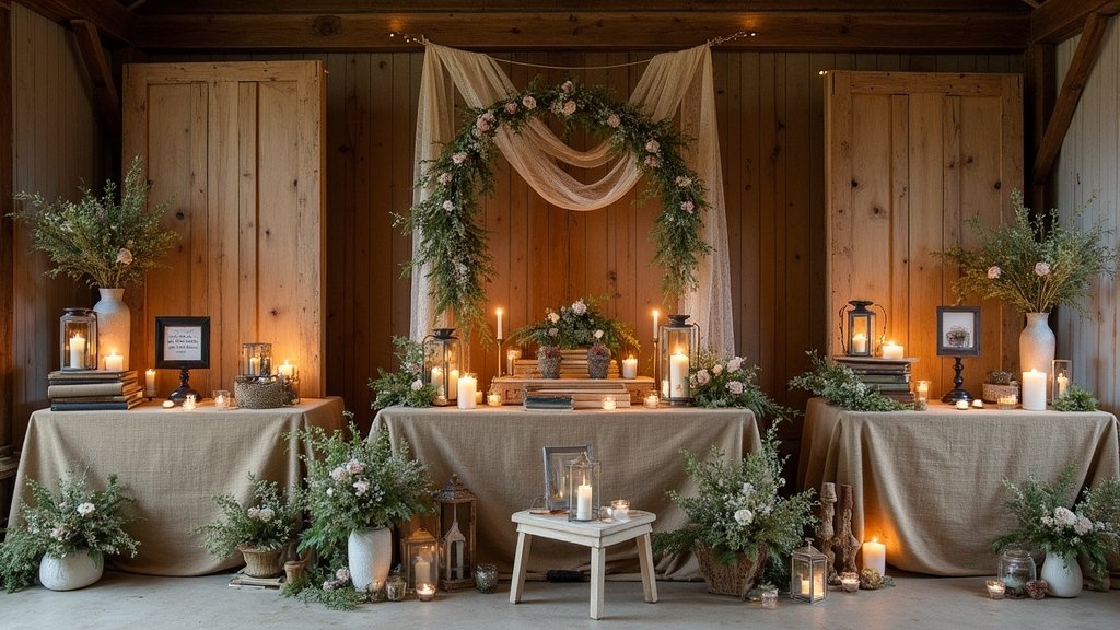 rustic altar design ideas