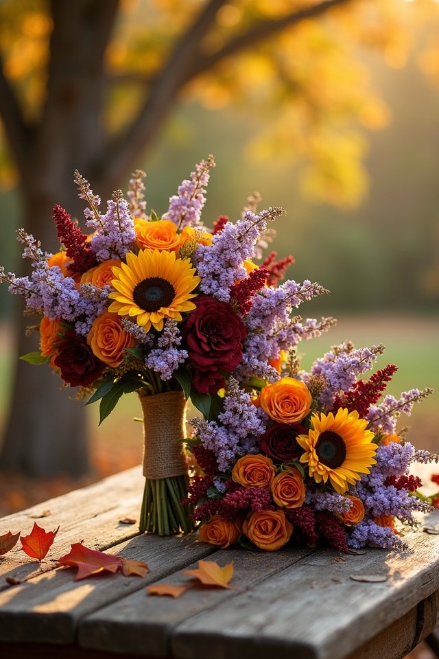 rustic autumn wedding charm