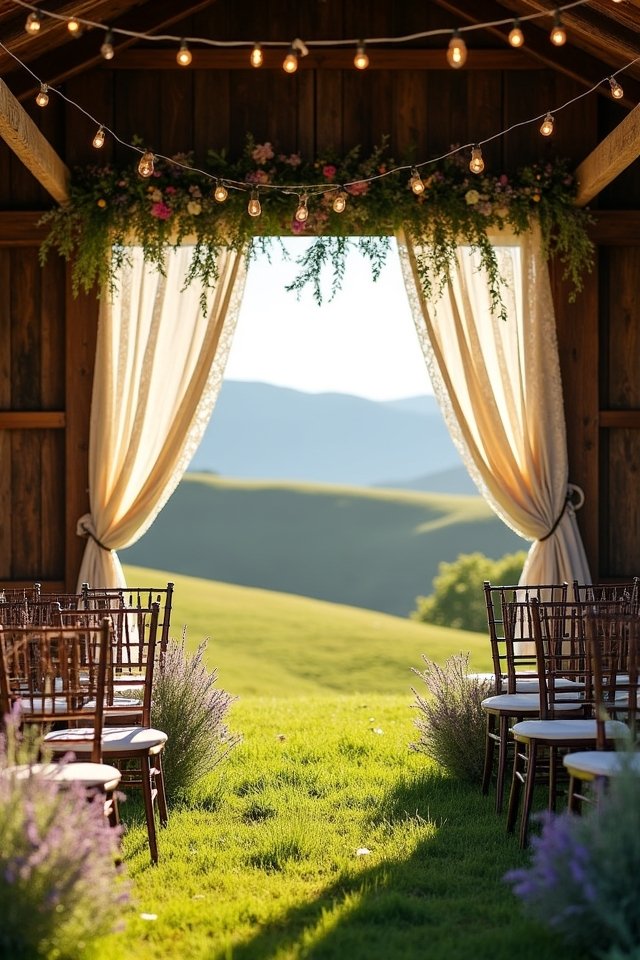 rustic barn wedding charm