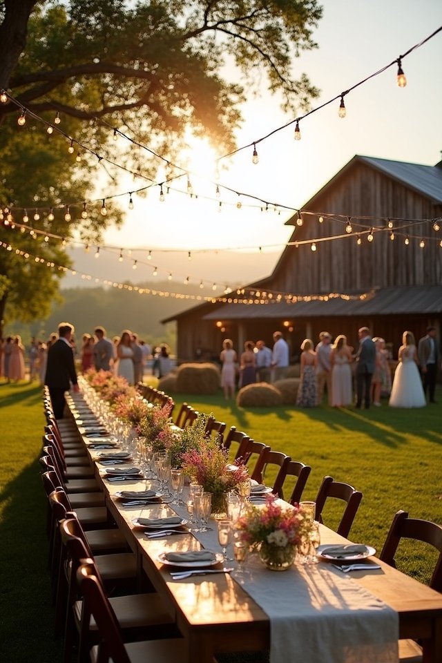rustic barnyard wedding charm