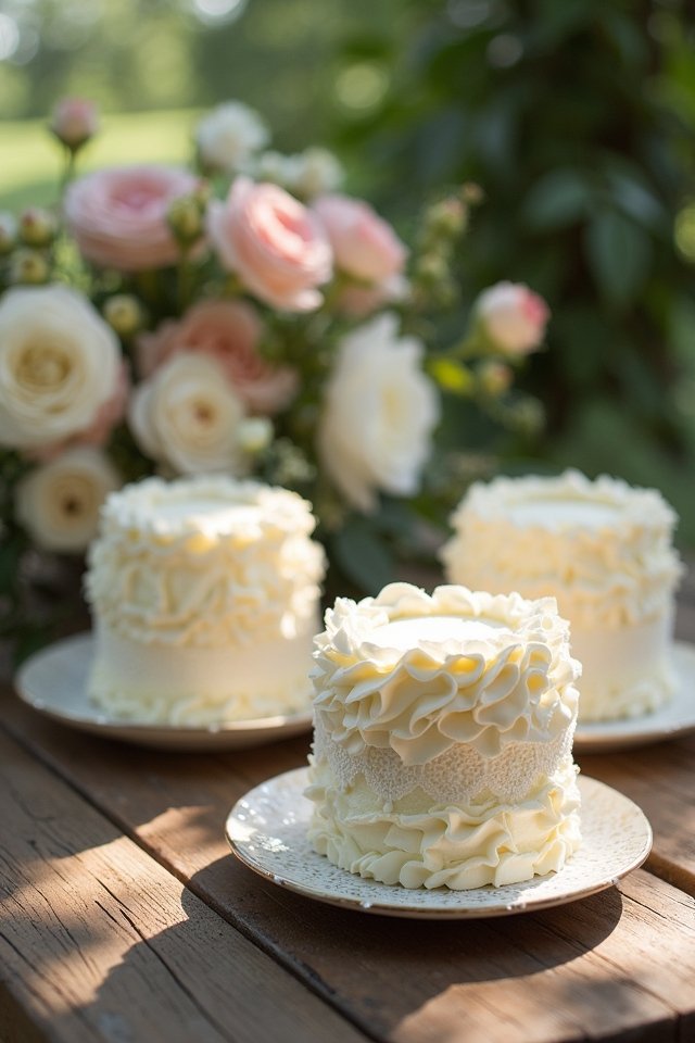 rustic buttercream wedding cake