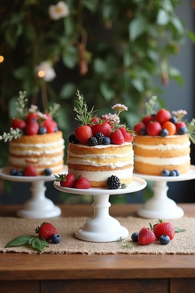 rustic cake with fruits