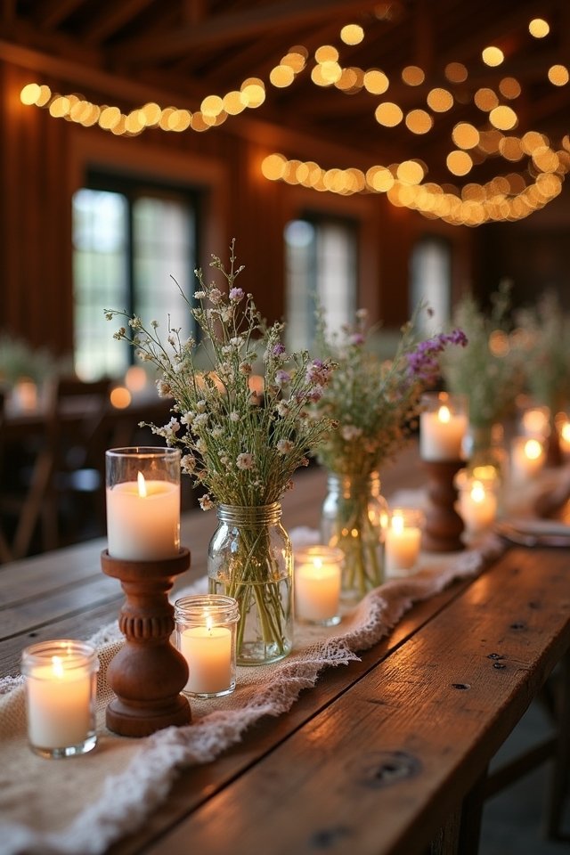 rustic candle holder ideas