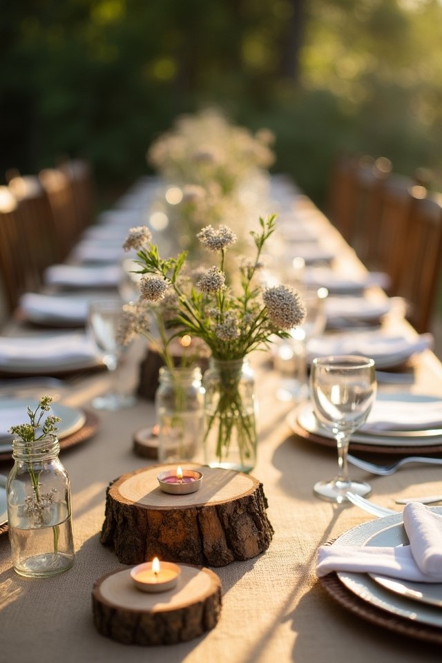 rustic charm enhances weddings