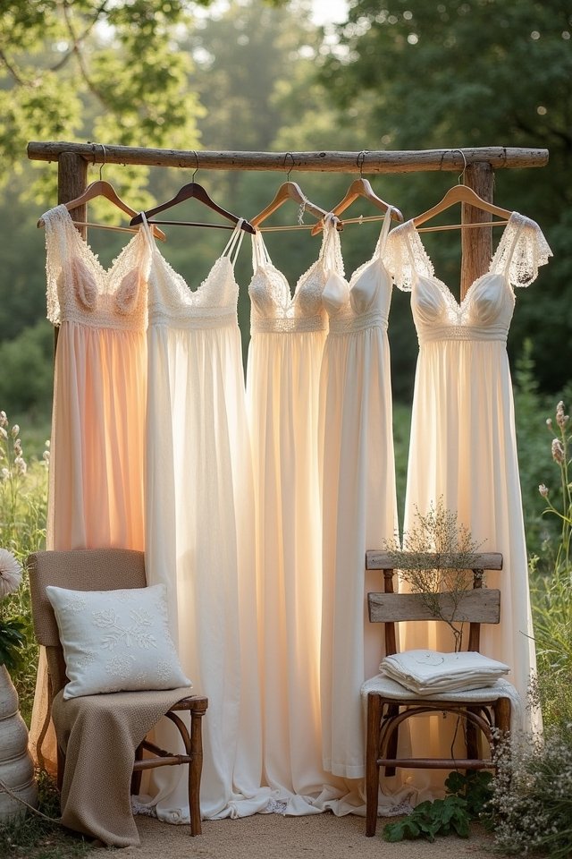 rustic charm through fabrics