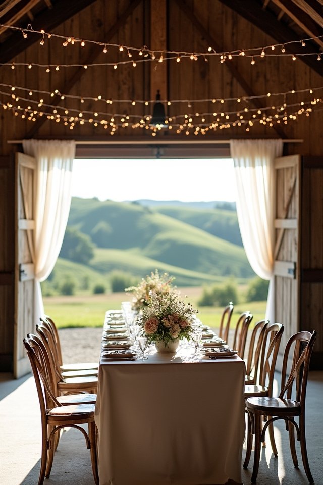 rustic charm wedding atmosphere