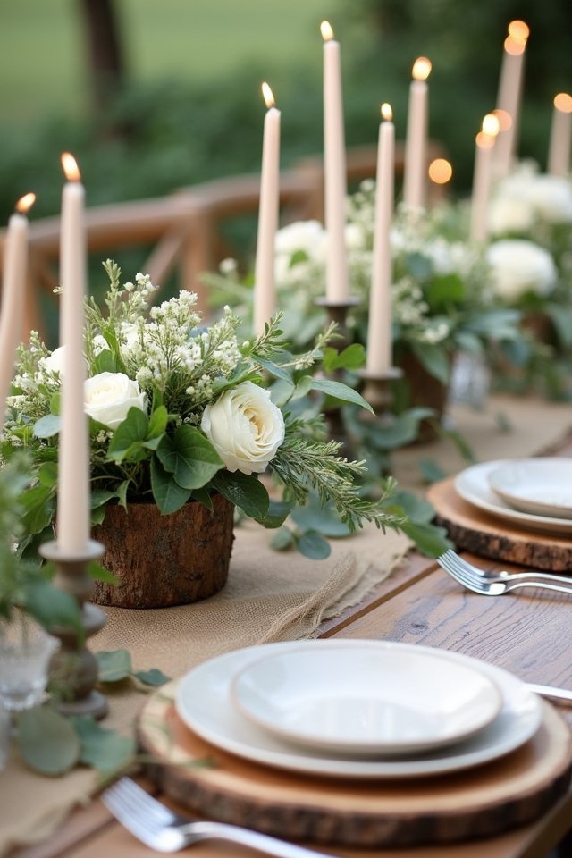 rustic charm wedding decor
