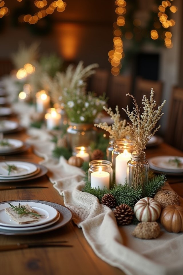 rustic charm with burlap