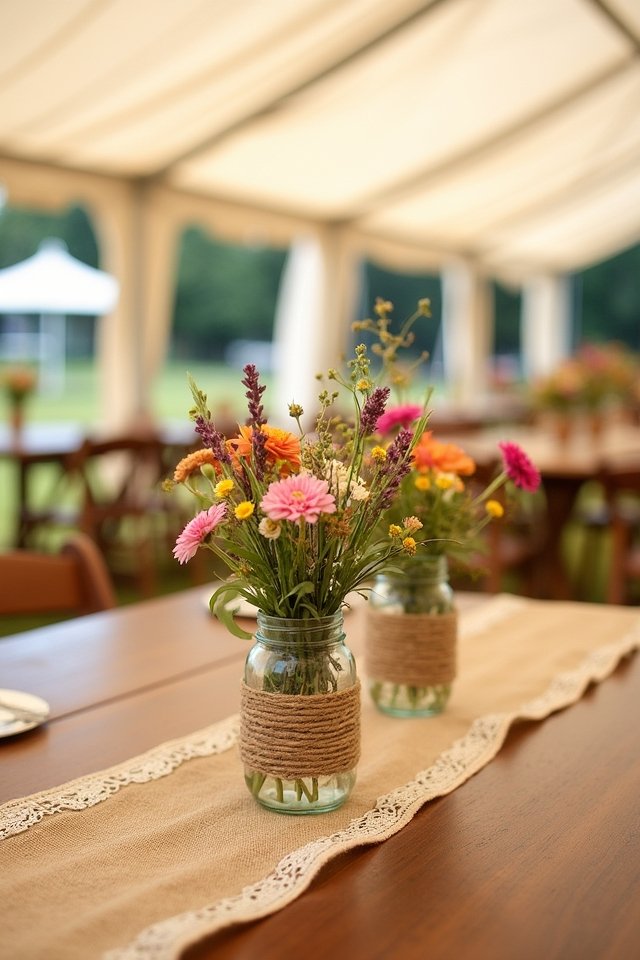 rustic charm with twine