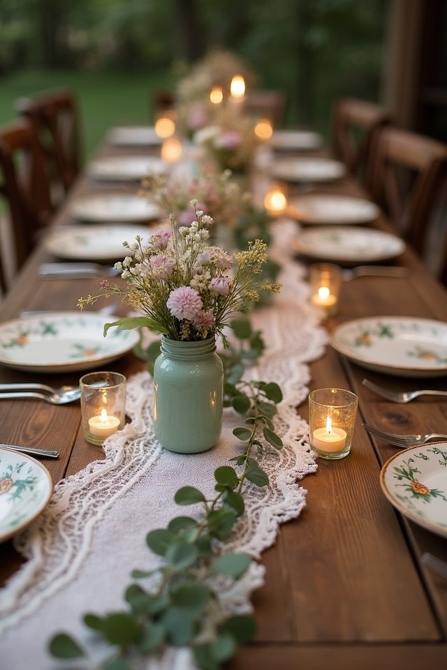 rustic charm with wildflowers