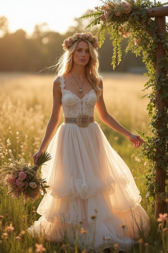 rustic chic wedding separates style