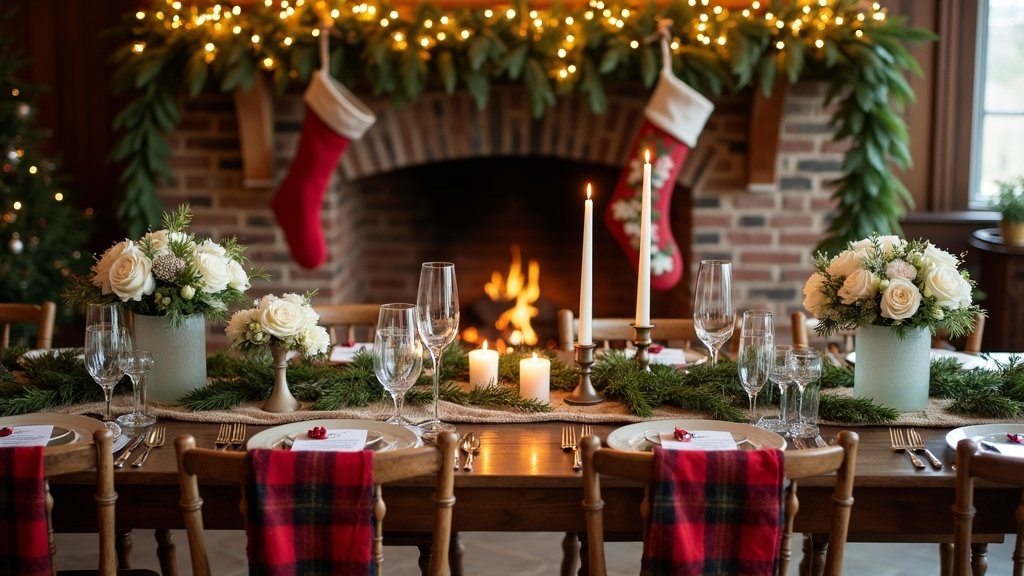 rustic christmas wedding ideas
