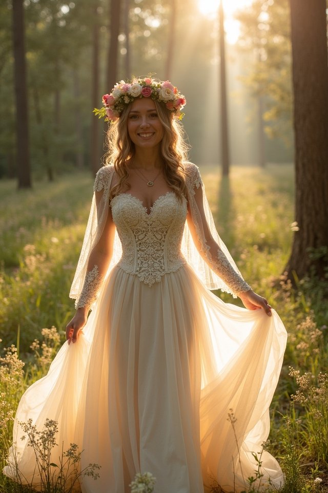 rustic corset lace elegance