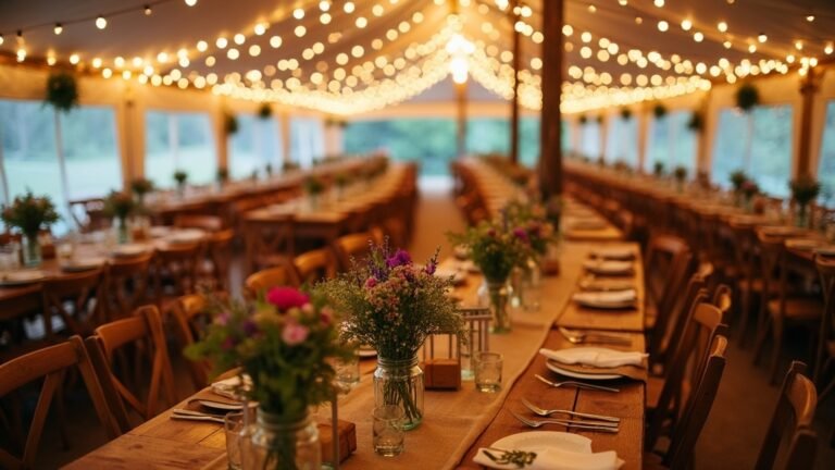 rustic country wedding decor