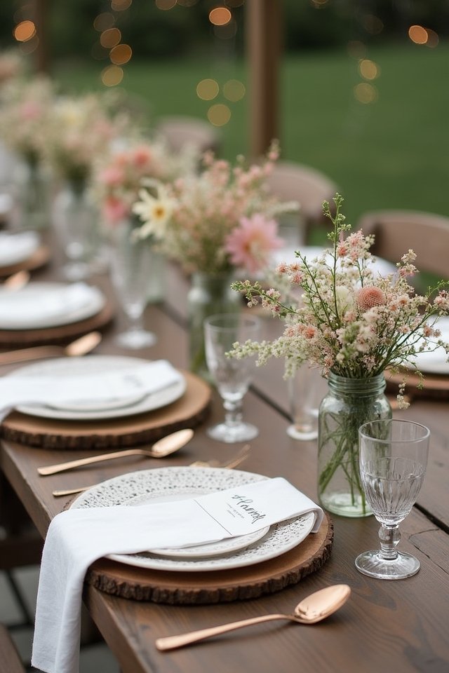 rustic elegance for tables