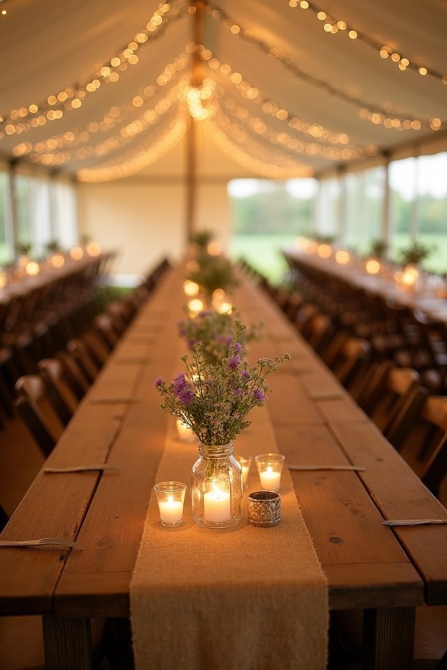 rustic elegance with burlap