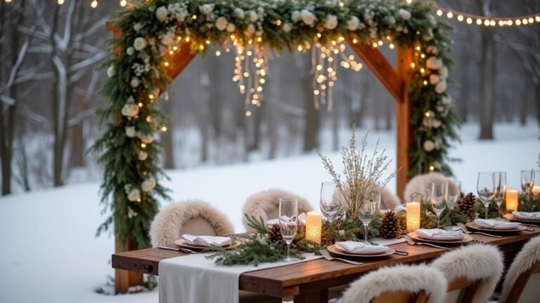 rustic elegant winter weddings