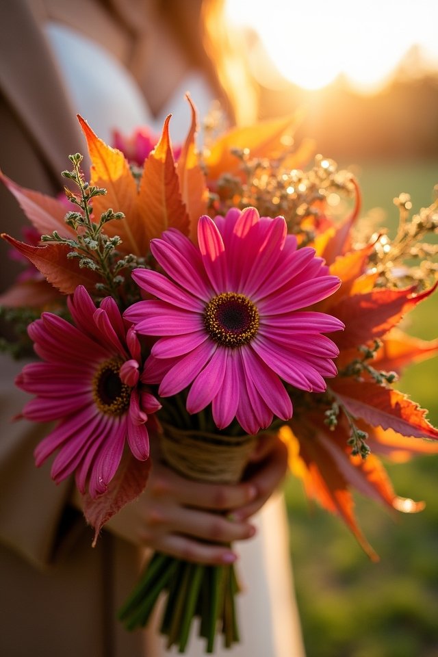 rustic fall wedding bouquet