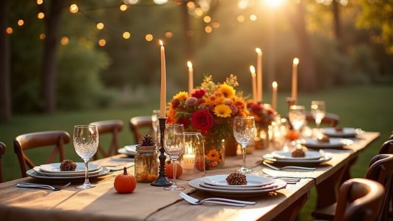 rustic fall wedding decor