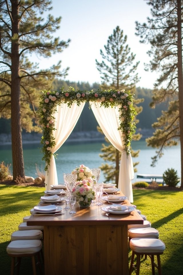 rustic lakeside wedding venue