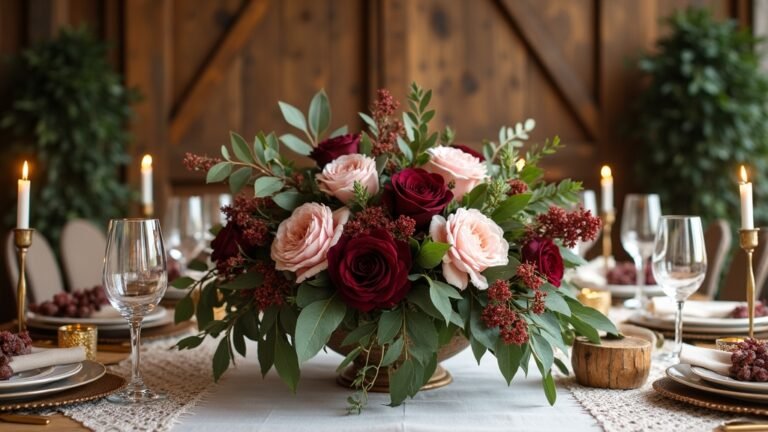 rustic luxury wedding decor