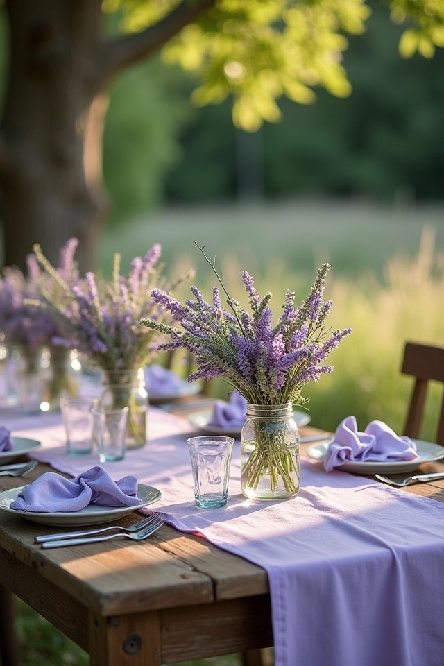 rustic outdoor dinner party