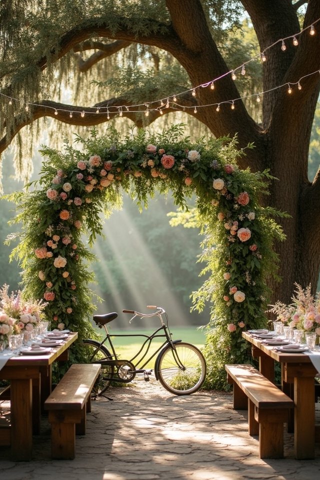 rustic outdoor wedding charm