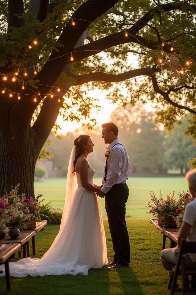 rustic outdoor wedding magic