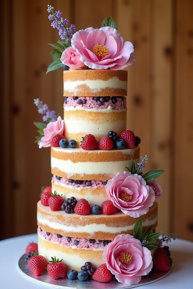 rustic peach berry delight