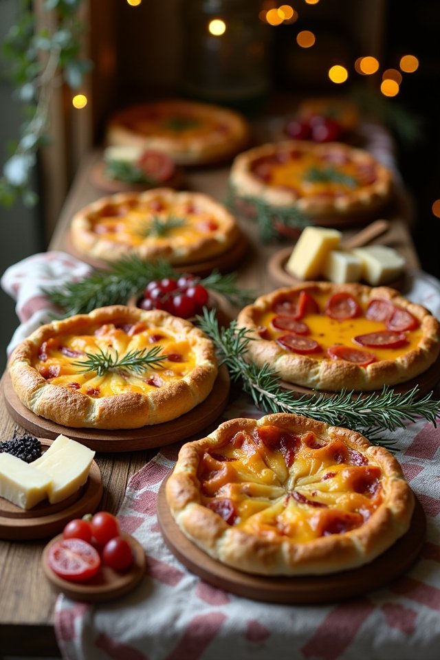 rustic pie station delights