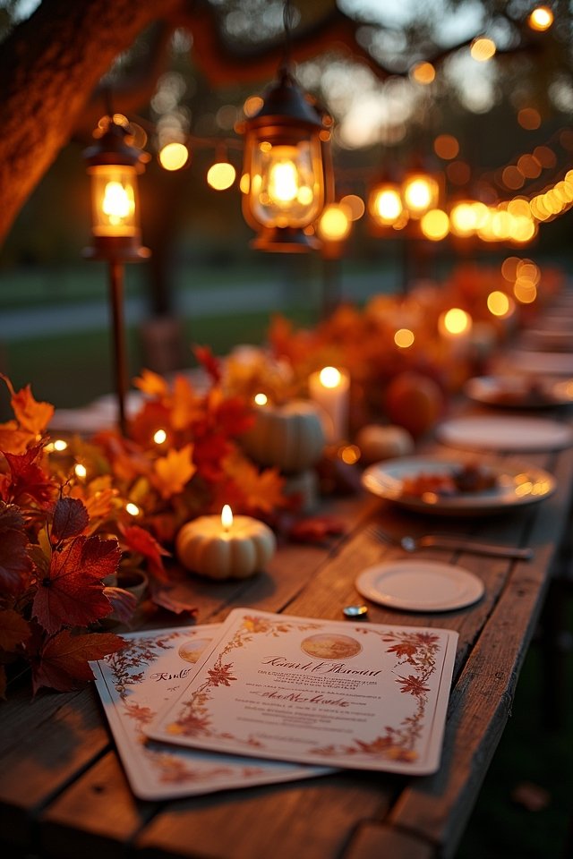 rustic romance invitation ideas