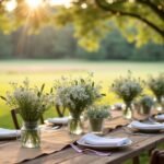 rustic simple wedding decor