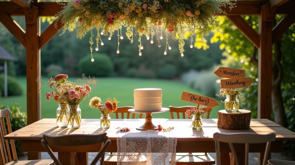 rustic small wedding decor