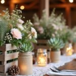 rustic unique wedding centerpieces