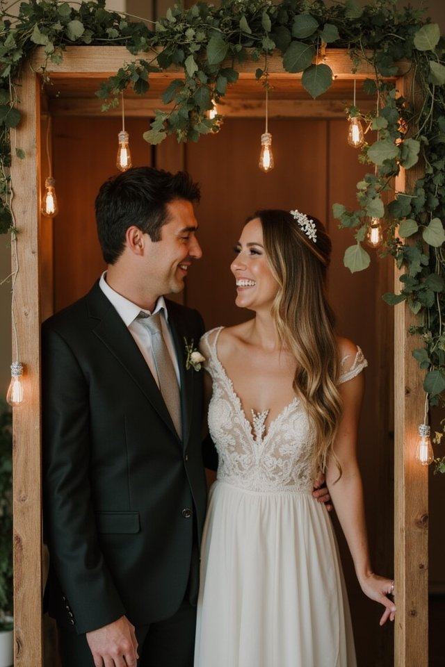 rustic vintage photo backdrop
