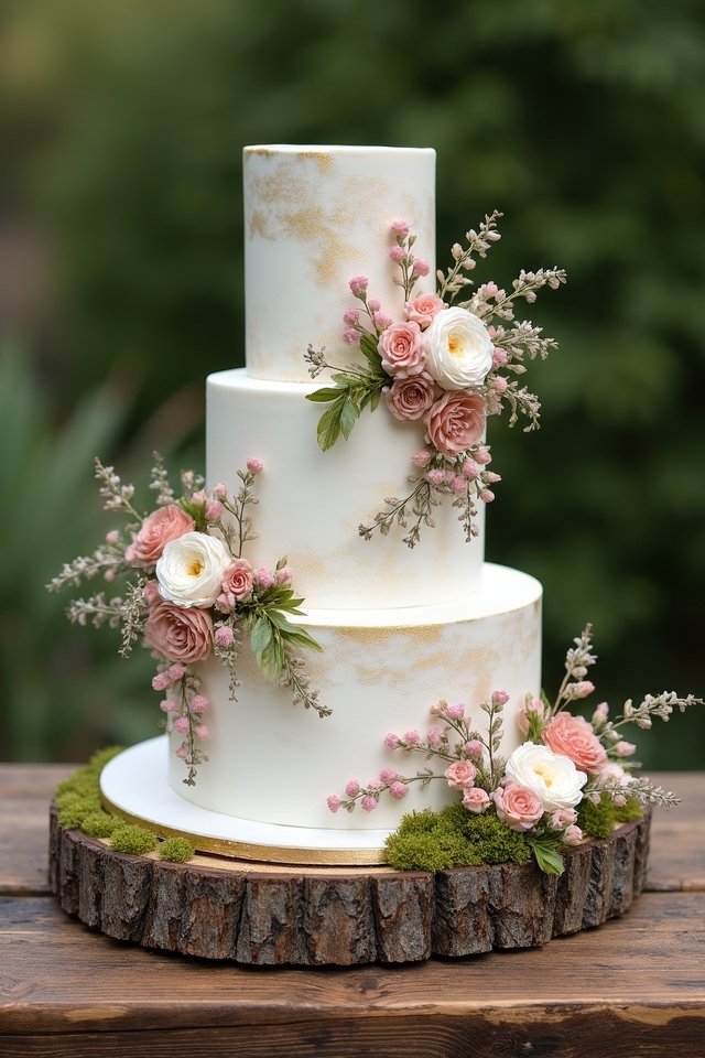 rustic wedding cake charm