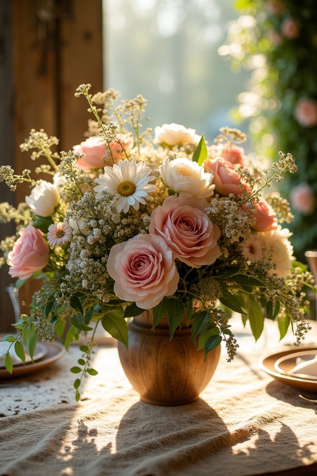 rustic wedding floral arrangements