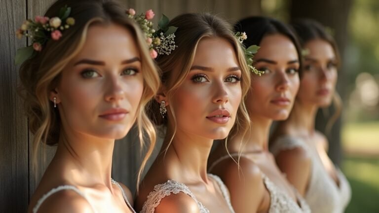 rustic wedding makeup inspiration