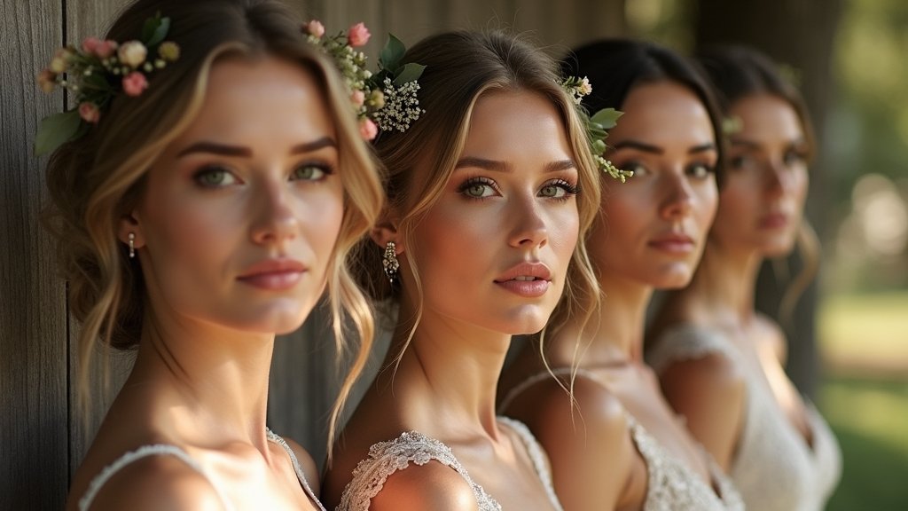 rustic wedding makeup inspiration
