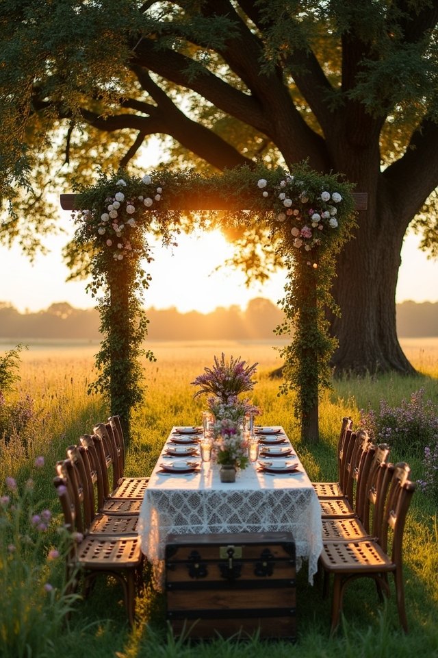 rustic wedding nature decor