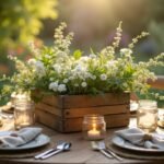 rustic wedding table centerpieces