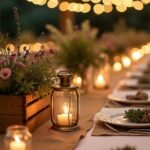 rustic wedding table decor